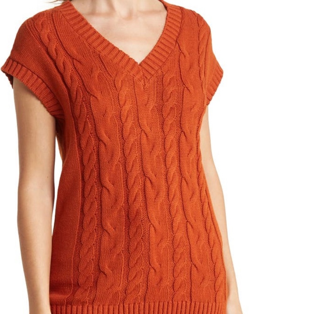 Orange Rust Sweater